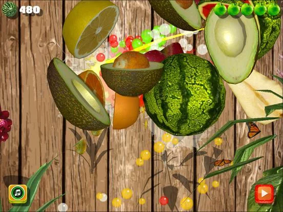 Изображение игры: Fruit Cut Game - fruit splash
