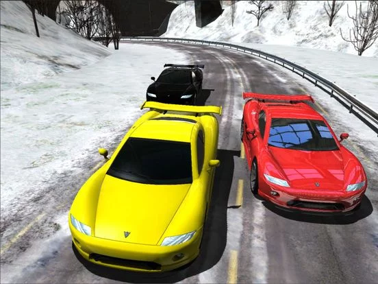 Изображение игры: Sports Cars Racing Winter