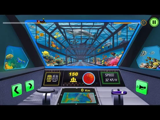 Изображение игры: Train Driving Underwater