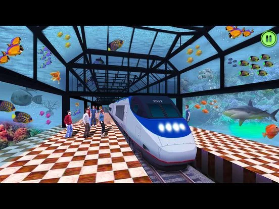 Изображение игры: Train Driving Underwater
