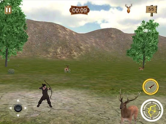 Изображение игры: Archer Animal Hunting Game 3d free