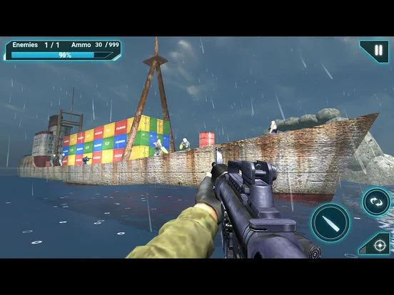 Изображение игры: Army Battleship Attack