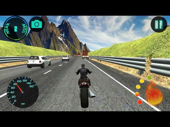 Изображение игры: Highway Speed Bike Riding