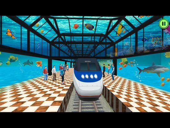 Изображение игры: Train Driving Underwater
