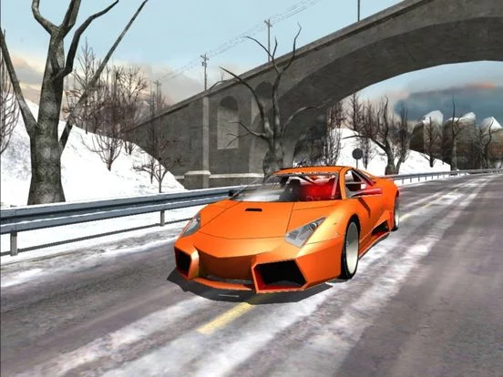 Изображение игры: Super Car Rally Winter