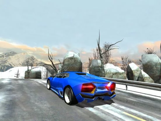 Изображение игры: Super Car Rally Winter
