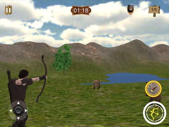 Изображение игры: Archer Animal Hunting Game 3d free