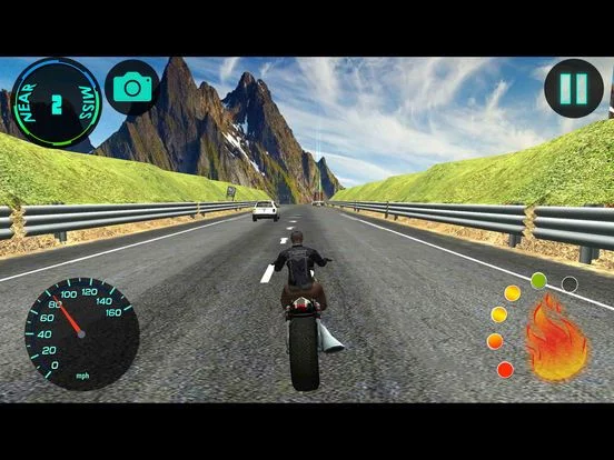 Изображение игры: Highway Speed Bike Riding