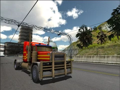 Изображение игры: Truck Racing Highland