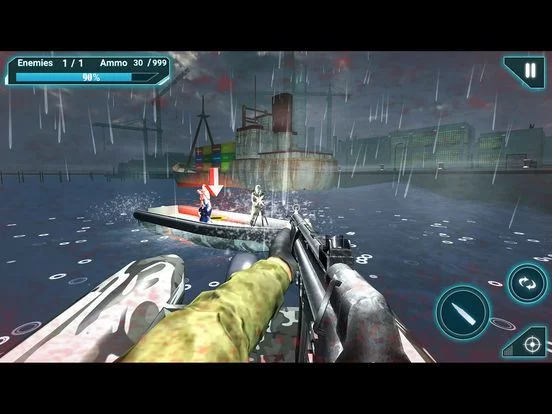 Изображение игры: Army Battleship Attack