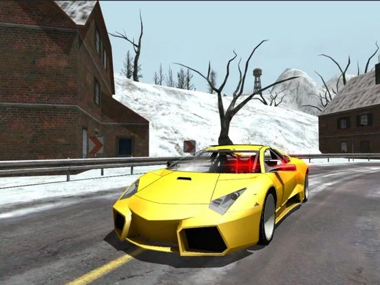 Изображение игры: Super Car Rally Winter