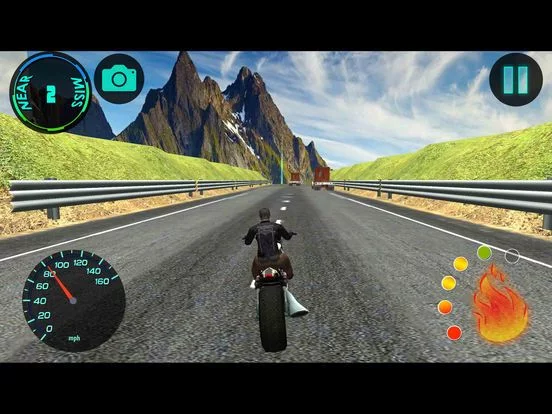 Изображение игры: Highway Speed Bike Riding
