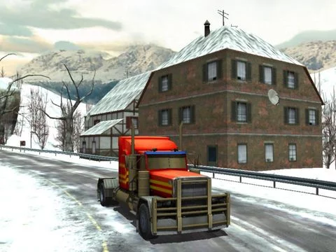 Изображение игры: Snow Truck Rally