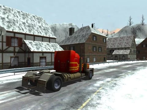 Изображение игры: Snow Truck Rally