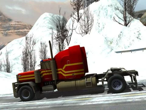 Изображение игры: Snow Truck Rally