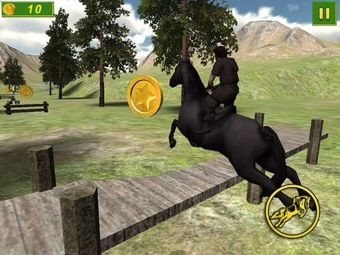 Изображение игры: Forest Horse Jumping 3D Free