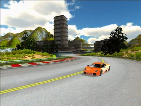 Изображение игры: Car Racing Highland