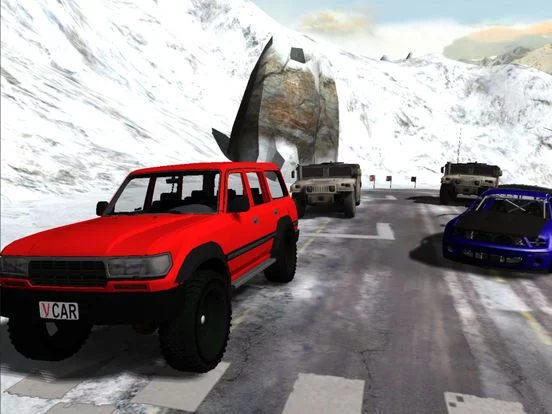 Изображение игры: Snow Car Racing
