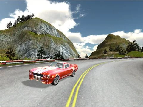 Изображение игры: Muscle Racing Highland
