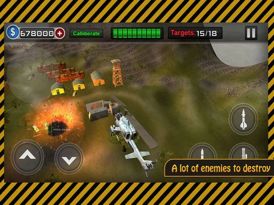 Изображение игры: Gunship Heli Warfare Battle Game free