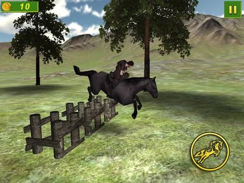 Изображение игры: Forest Horse Jumping 3D Free