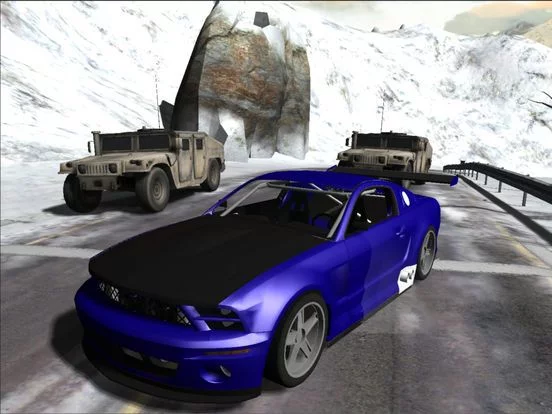 Изображение игры: Snow Car Racing