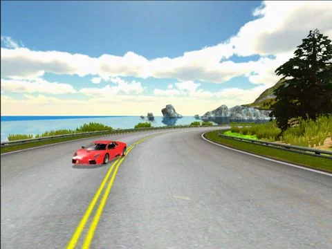 Изображение игры: Car Racing Highland
