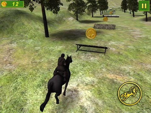 Изображение игры: Forest Horse Jumping 3D Free
