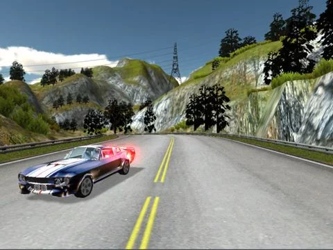 Изображение игры: Muscle Car Rally