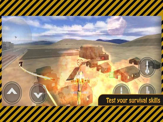 Изображение игры: Gunship Heli Warfare Battle Game free