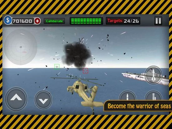 Изображение игры: Gunship Heli Warfare Battle Game free