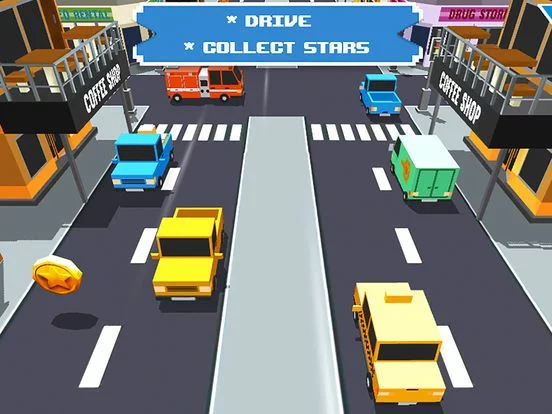 Изображение игры: Blocky Road Racing