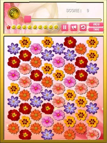 Изображение игры: Flower Garden Bubble Dots: Match Threes Across The Board