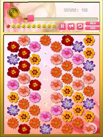 Изображение игры: Flower Garden Bubble Dots: Match Threes Across The Board