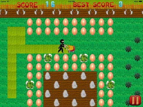 Изображение игры: Ninja Lawn Mowing Madness