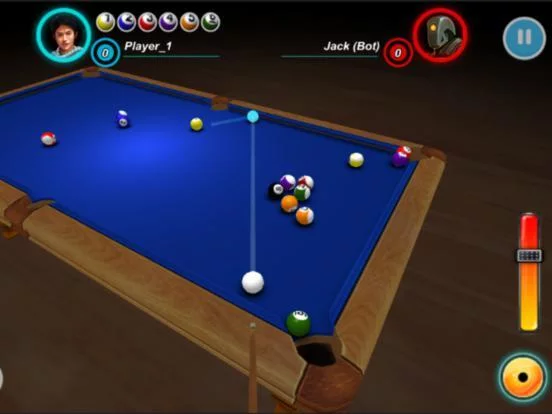 Изображение игры: 8 Ball Billiards King: 8/9 Ball Pool Games