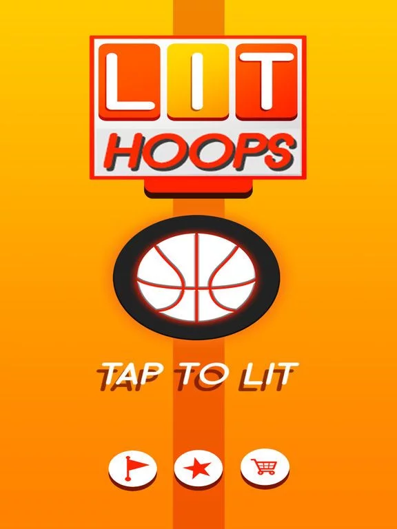 Изображение игры: Lit Hoops Basketball