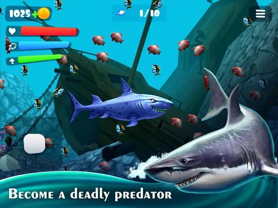 Изображение игры: Hunting Shark Simulator 3D