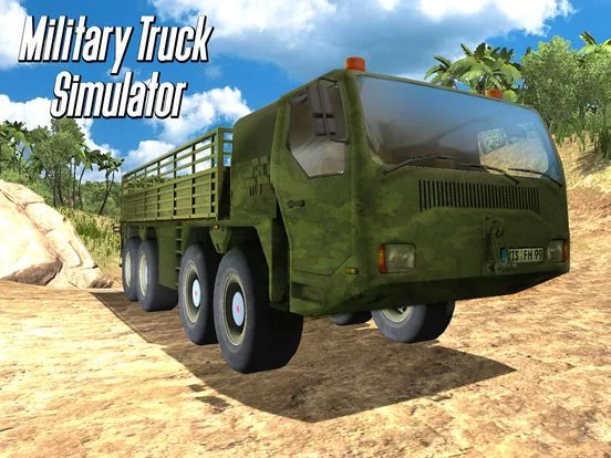 Изображение игры: Army Truck Offroad Simulator 3D - Drive military truck!