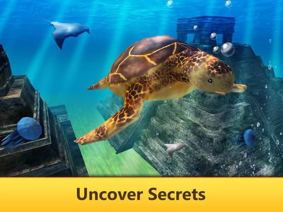 Изображение игры: Ocean Turtle Simulator: Animal Quest 3D