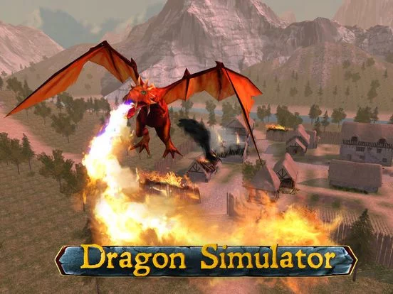 Изображение игры: Fantasy Dragon Simulator 3D - Be the magic animal!