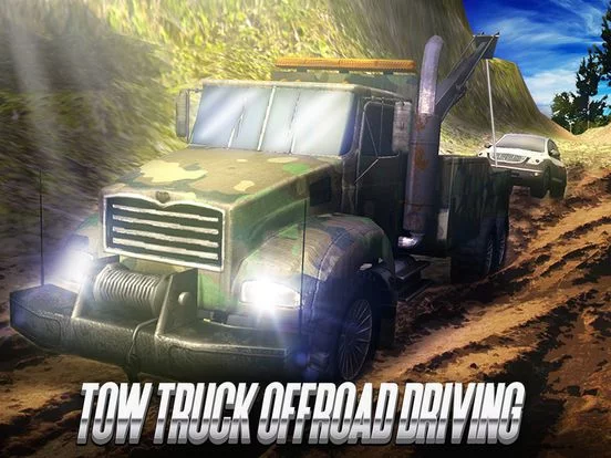 Изображение игры: Tow Truck Offroad Driving