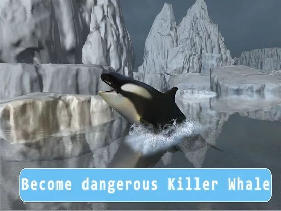 Изображение игры: Orca Killer Whale Survival Simulator 3D - Play as orca, big ocean predator!