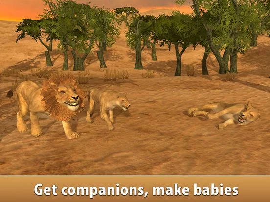 Изображение игры: Lion Simulator: Wild African Animal