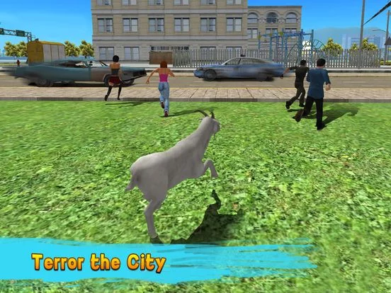 Изображение игры: City Goat: Animal Survival Simulator 3D