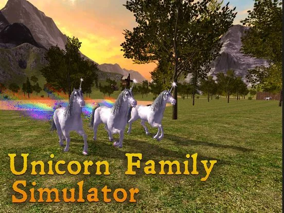 Изображение игры: Unicorn Family Simulator