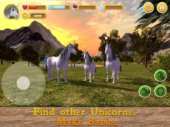 Изображение игры: Unicorn Family Simulator