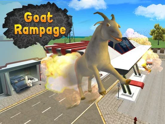 Изображение игры: City Goat: Animal Survival Simulator 3D