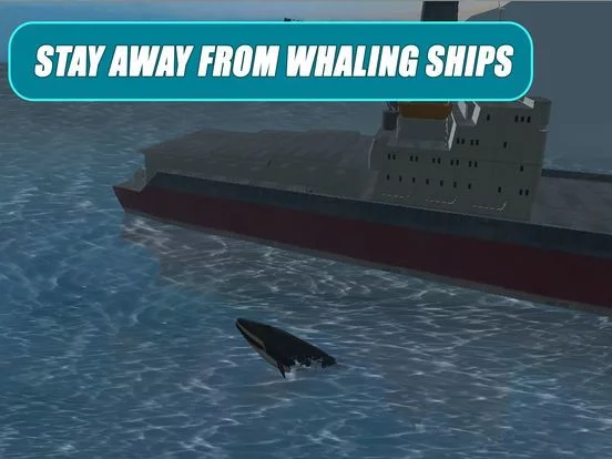 Изображение игры: Whale Survival Simulator 3D - Ocean animal survival simulator