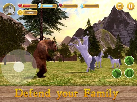 Изображение игры: Unicorn Family Simulator